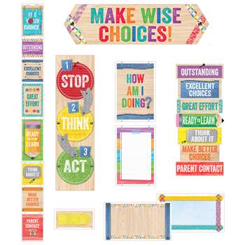 Behavior Clip Chart Mini Bulletin Board Set Upcycl, CTP1757