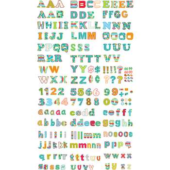 Dots On Turquoise 4In Letters By Creative Teaching Press