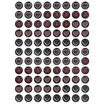 Chalk It Up Heart Hot Spots Sticker, CTP2094
