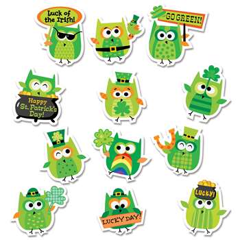 St Patricks Day Owls Reward Stickers, CTP2109