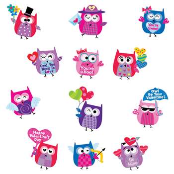 Owl Be Your Valentine Reward Stickers, CTP2113