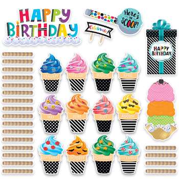 Bold Bright Happy Birthday Mini Bulletin Board Set, CTP2178