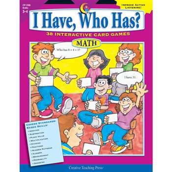 Math Gr 34 I Have Who Has Series Eries By Creative Teaching Press