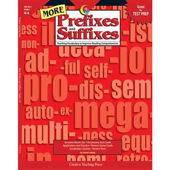More Prefixes And Suffixes By Creative Teaching Press