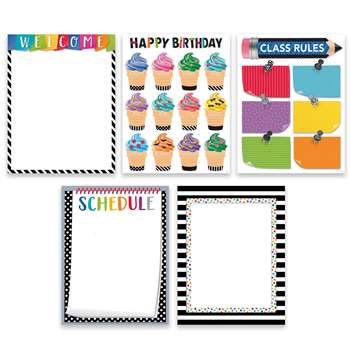 Bold Bright 5 Chart Pack Classroom Essentials, CTP2255