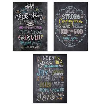 Bible Verse Posters -Rejoice Inspire 3 pack