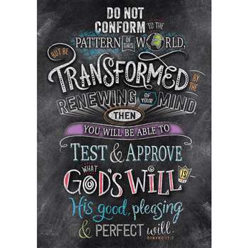 Romans 12 2 Rejoice Poster Inspire U, CTP2302