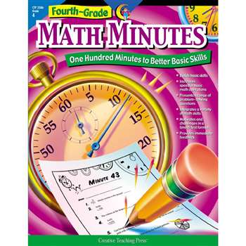 Fourth-Grade Math Minutes By Creative Teaching Press