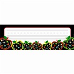 Dots On Black Apples Name Plates By Creative Teaching Press