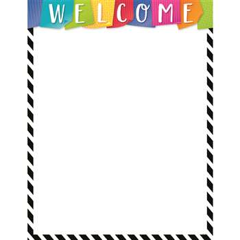 Bold Bright Welcome Chart, CTP2846