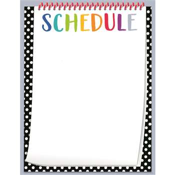 Bold Bright Schedule Chart, CTP2849