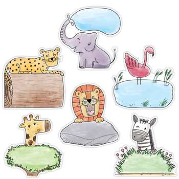 6&quot; Safari Friends Designer Cutouts, CTP3278