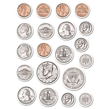 Coins Stickers By Creative Teaching Press
