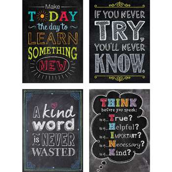 Chalk It Up Motivational Stickers Inspire U, CTP4235