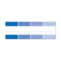 Blue Paint Chip Name Plates - Paint, CTP4458