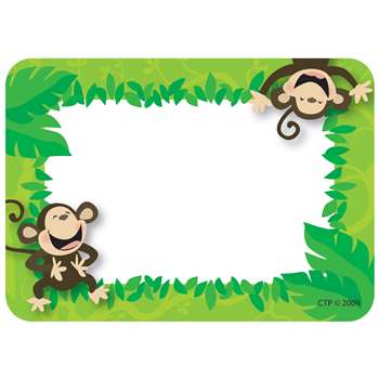 Monkey Business Name Tags By Creative Teaching Press