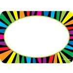Rainbow Stripes Name Tags By Creative Teaching Press
