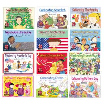 Holiday Series Variety Pk 12-Set Of Books 1 Ea 4522-4533 By Creative Teaching Press