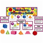 Geometric Shapes And Solids Mini Bulletin Board Se, CTP4693