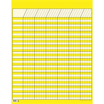 Lg Yellow Vertical Incentive Chart By Creative Teaching Press