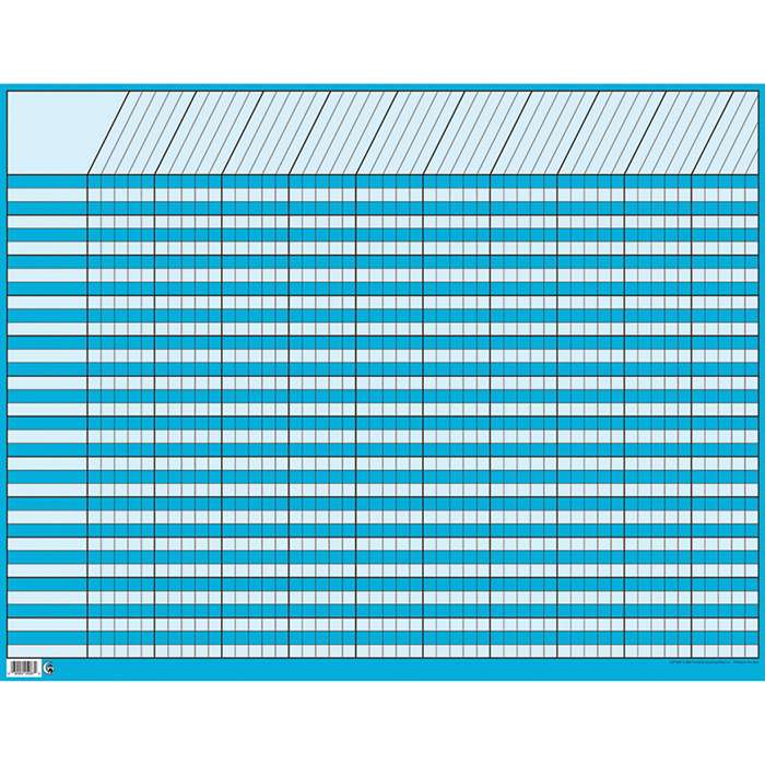 Lg Brt Blue Horiz Inctv Chart By Creative Teaching Press