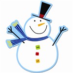 Snowman 6In Cut Outs By Creative Teaching Press