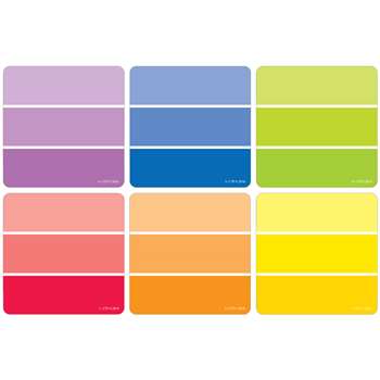 Paint Chips 6&quot; Cut Outs Painted Palette, CTP5959