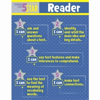 5 Star Reader Chart Gr 3-5, CTP6378