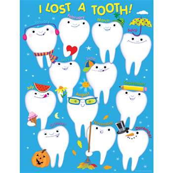 I Lost A Tooth Chart By Creative Teaching Press