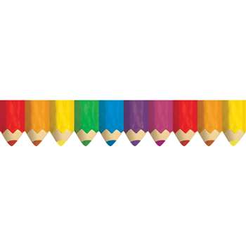 Colored Pencils Borders By Creative Teaching Press