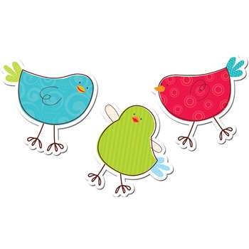 Tweeting Birds 6In Designer Cut Outs By Creative Teaching Press