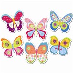 Butterflies 6In Designer Cut Outs By Creative Teaching Press