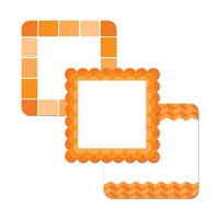 Orange Cards 6&quot; Designer Cut Outs Paint, CTP6494