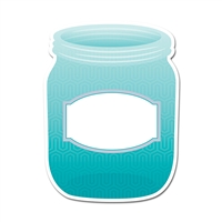 Turquoise Mason Jar 6&quot; Designer Cut Outs - Paint, CTP6497