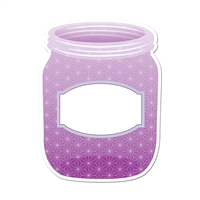 Purple Mason Jar 6&quot; Designer Cut Outs - Paint, CTP6499
