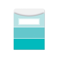 Turquoise Paint Chip Library Pockets - Paint, CTP6787