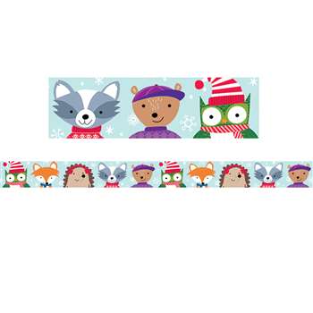 Winter Woodland Friends Border, CTP6809