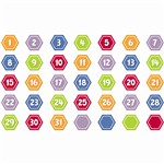 Shop Hexagon Calendar Days - Ctp6891 By Creative Teaching Press