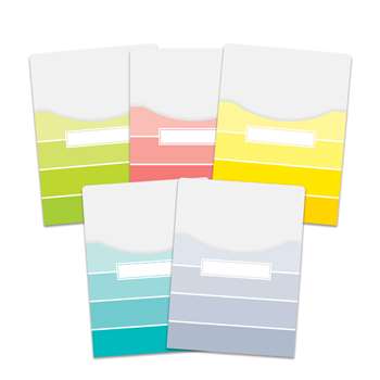 Paint Chips 9X12 Library Pockets, CTP6926