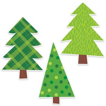 Patterned Pine Trees Bulletin Board, CTP7073