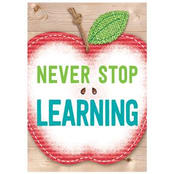 Never Stop Learning Inspire U Poster, CTP7289