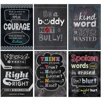 Inspire U No Bullying Allowed 6 Pack Posters, CTP7481