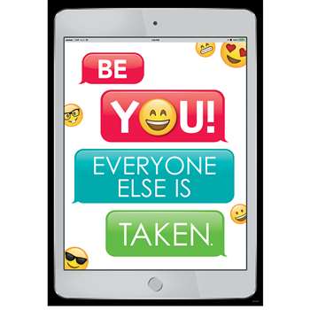 Be You Emoji Fun Inspire U Poster, CTP8095