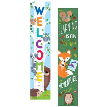 Woodland Friends 2 Sided Banner, CTP8148