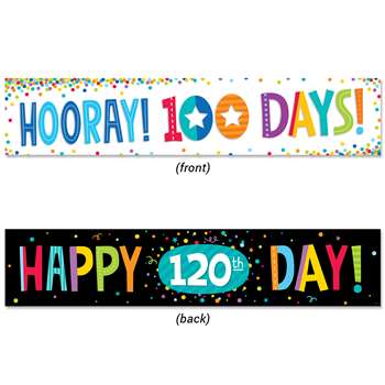 100Th Day And 120Th Day Banner, CTP8156