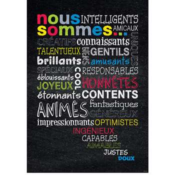 Nous Sommes French Inspire U Poster, CTP8172