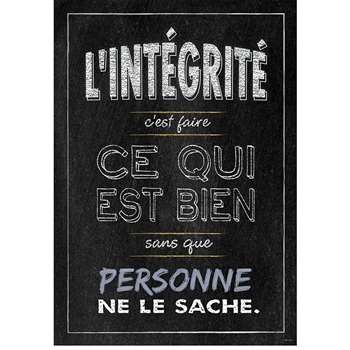 Lintegrite French Inspire U Poster, CTP8173
