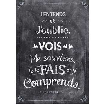 Jentends French Inspire U Poster, CTP8174