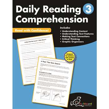 Gr3 Reading Comprehension Workbook Daily, CTP8183