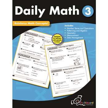Gr3 Daily Math Workbook, CTP8189